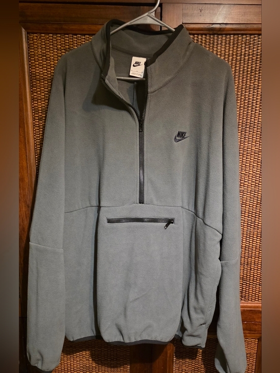 Nike Other - Nike Gray Unisex Half-Zip Fleece Pullover XL Worn Once EUC